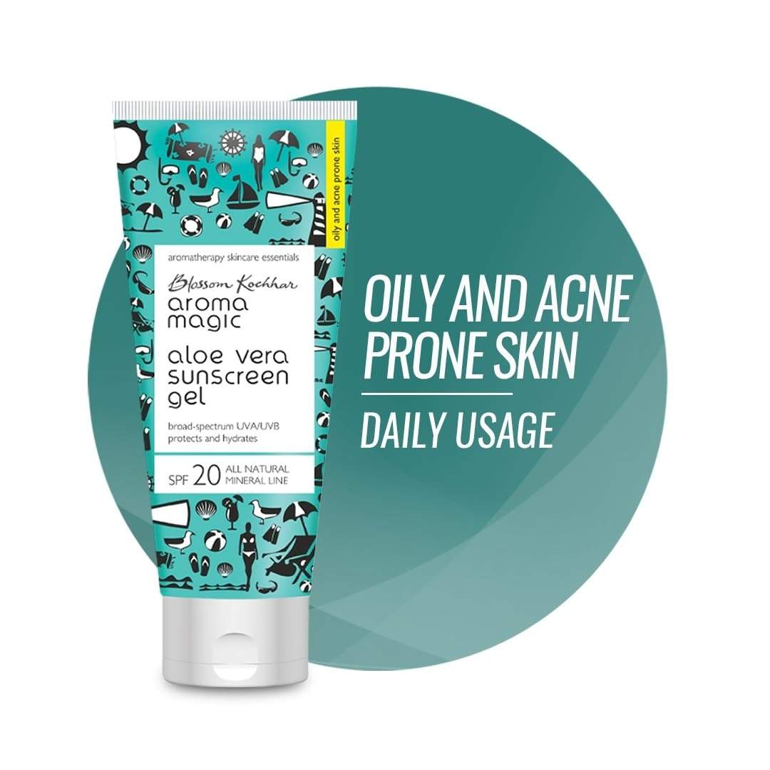 Aroma Magic Aloe Vera Sun Screen Gel, Spf 20, 100ml