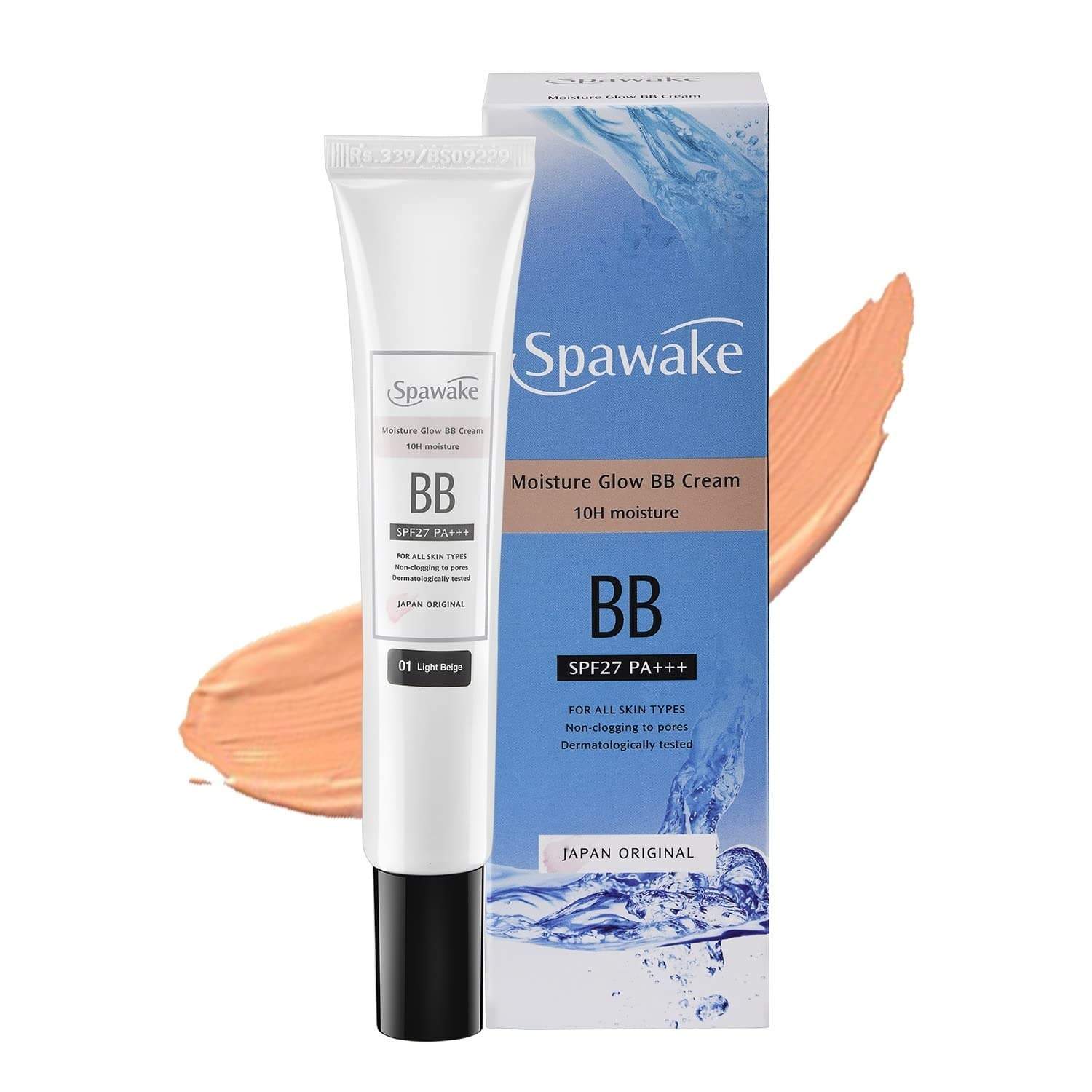 Spawake Moisture Glow Natural Bb Cream ,spf27/Pa+++,all Skin Types