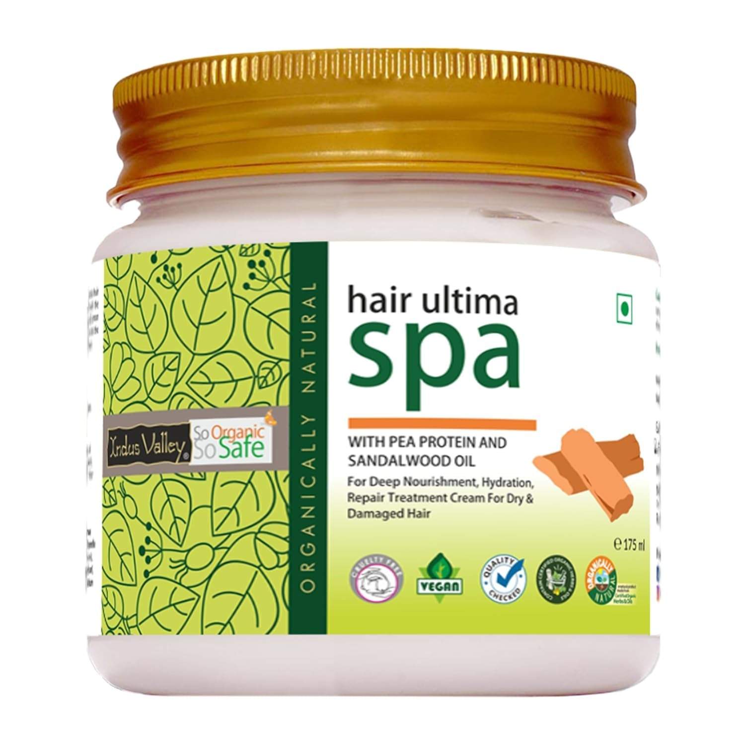 Indus Valley 100% Organic Deep Nourishing Hair Ultima Spa For Dull And Damage Hair Treatment -175ml