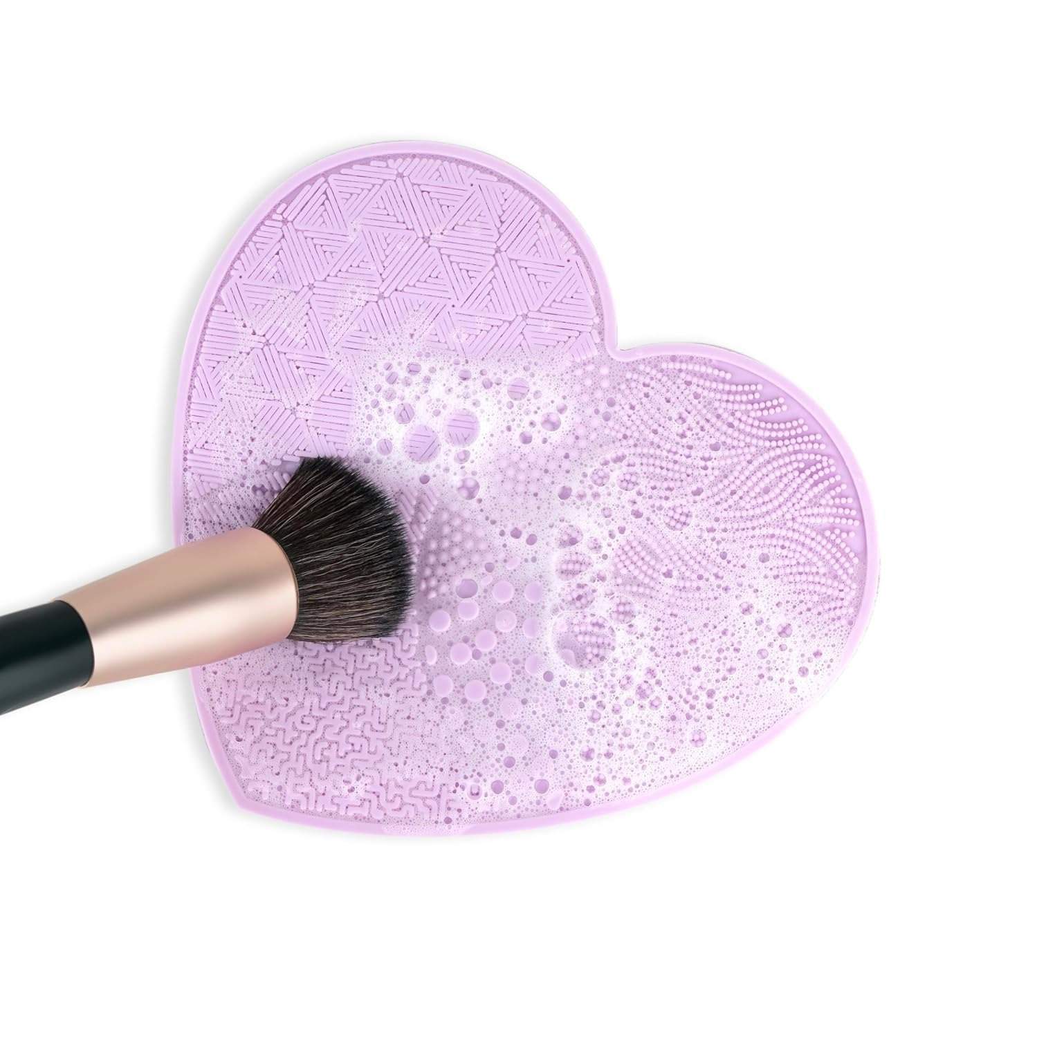 Mars Boring Silicone Makeup Brush Cleaner Pad With Suction Cup | Durable Soft Material | Multi Functional | Light Weight & Portable | Easy To Use