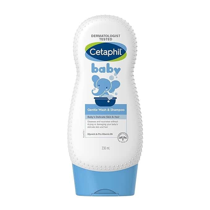 Cetaphil Baby Shampoo & Wash, White, Chamomile, 230 Ml