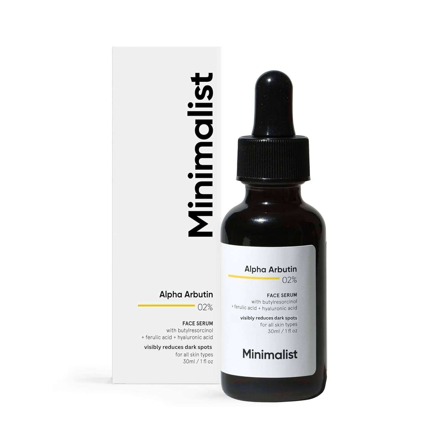 2% Alpha Arbutin Serum For Pigmentation & Dark Spots Removal | Anti-Pigmentation Face Serum With Hyaluronic Acid To Remove Blemishes, Acne Marks & Tanning | 30 Ml