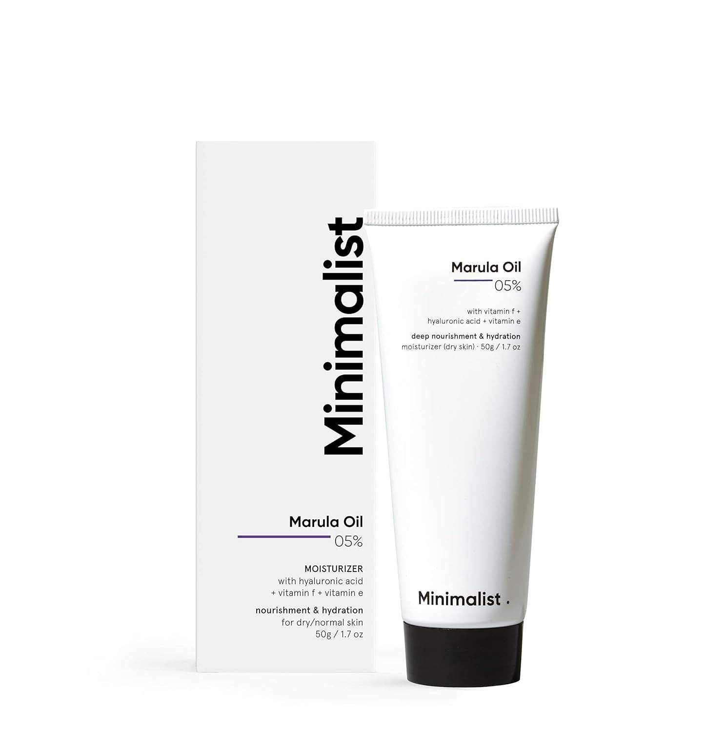 Marula Oil 5% Face Moisturizer For Dry Skin With Hyaluronic Acid For Deep Nourishment & Hydration, For Men & Women