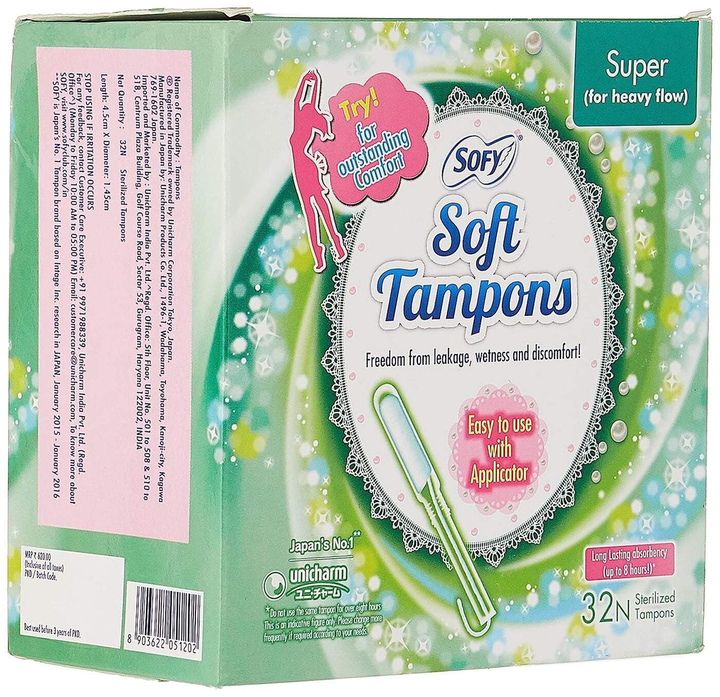 Sofy Super Soft Tampons - 32 Pieces