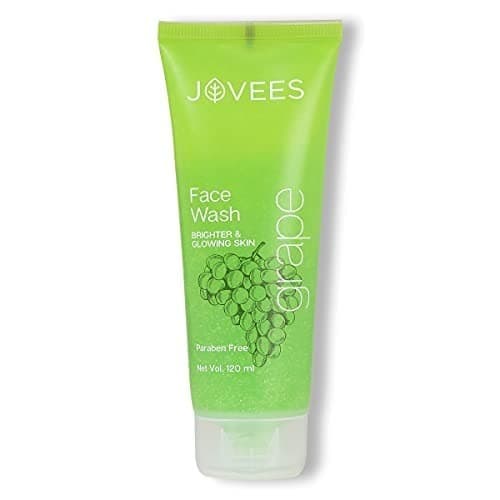 Jovees Herbal Grape Face Wash With Grape Seed & Orange Peel Extracts | For Brighter & Glowing Skin | Reduces Uneven Skin Tone & Fine Lines | For All Skin Types