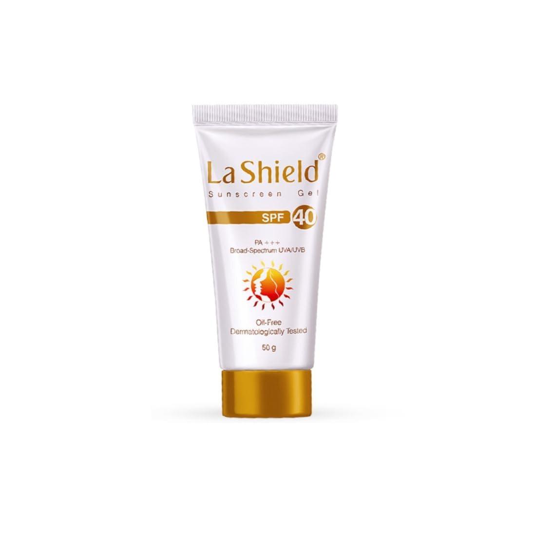 La Shield Spf 40 Pa+++ Mineral Sunscreen Gel | Superior Matte Finish | Oil-Free | Lightweight | No White Cast | For Acne Prone, Oily Or Sensitive Skin |dermatologist Prescribed | 50g