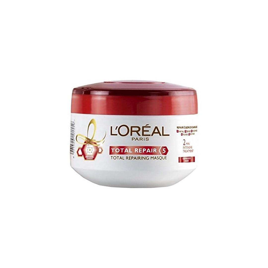 L'oreal Paris Hair Mask, For Damaged And Weak Hair, With Pro-Keratin + Ceramide, Total Repair 5, 200g