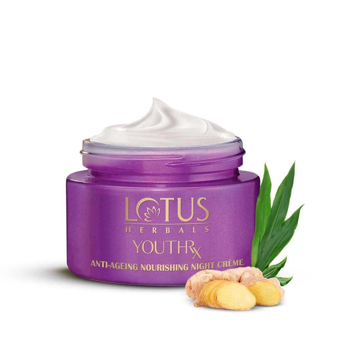 Lotus Herbals Youthrx Anti Ageing Nourishing Night Cream For Women