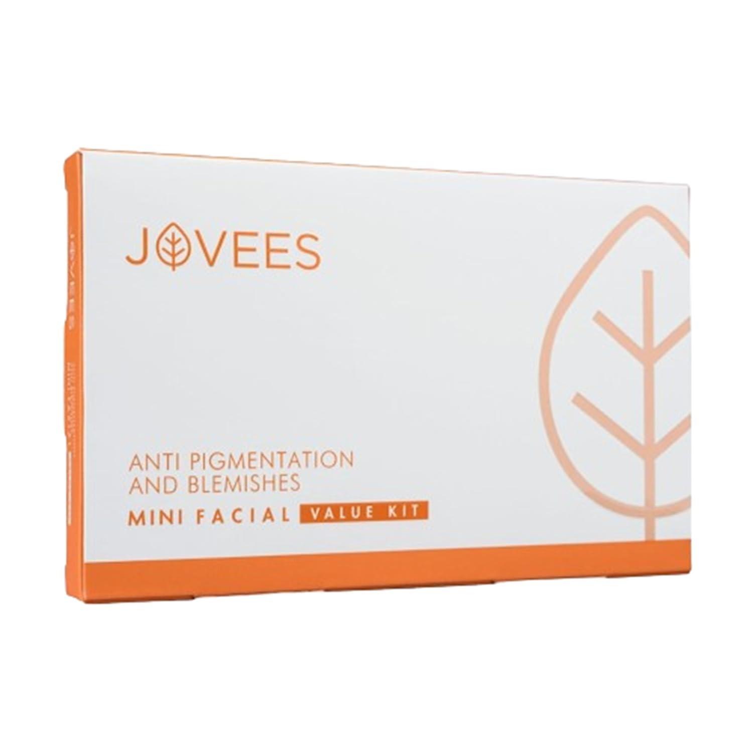 Jovees Herbal Mini Anti Pigmentation & Blemishes Kit With 6 Easy Steps | Unisex | Reduces Blemishes & Lightens Skin Pigmentation