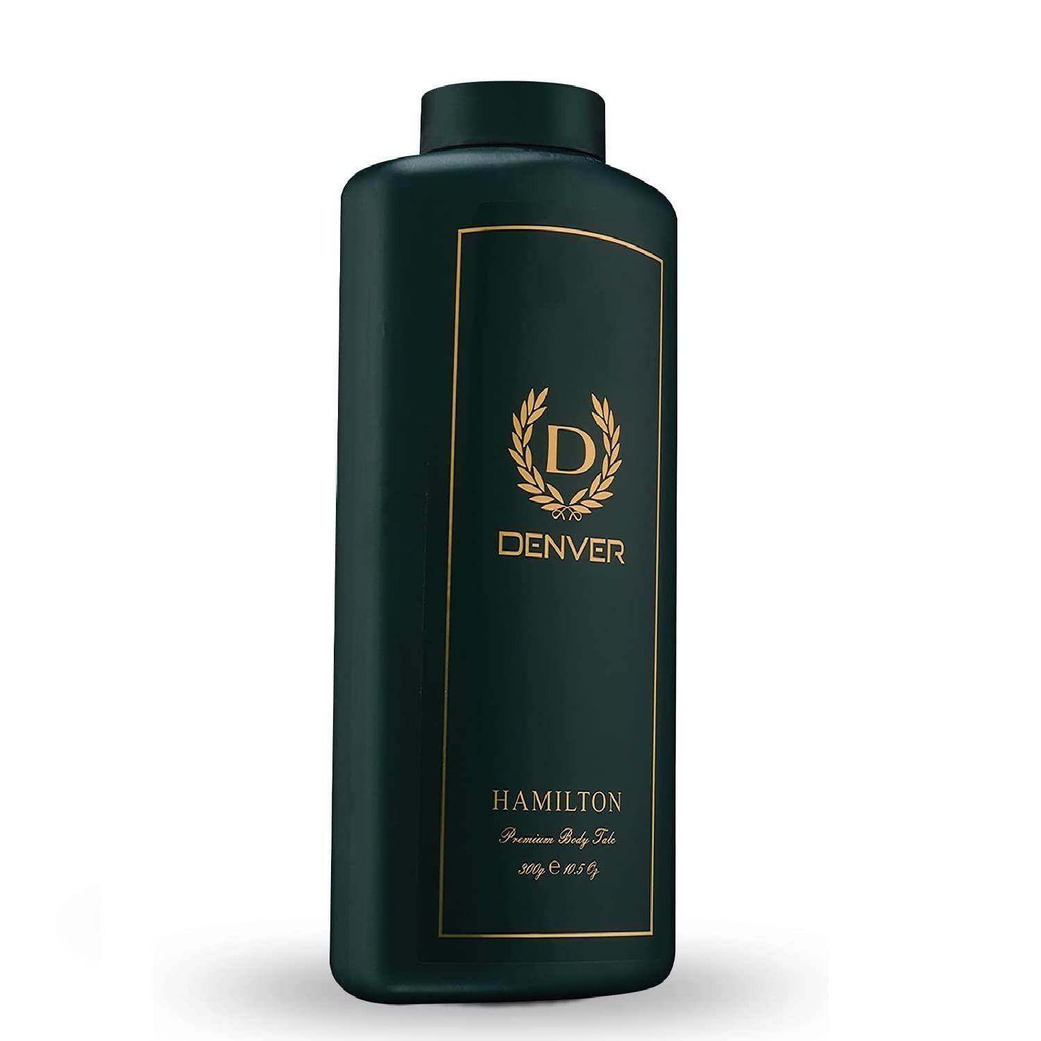 Denver Hamilton Premium Body Talc- 300gm | Scented Talcum Powder For Men