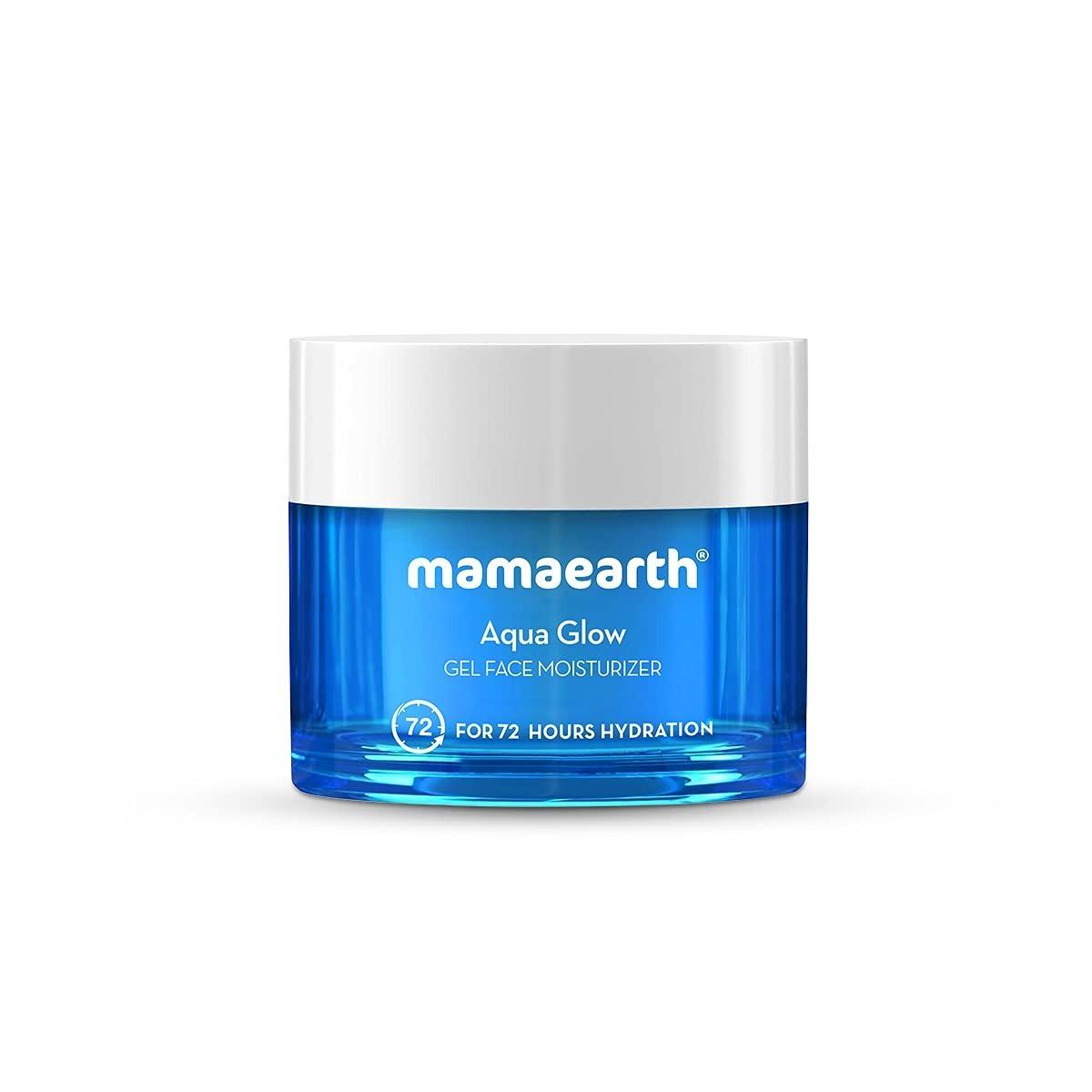 Mamaearth Aqua Glow Gel Face Moisturizer With Himalayan Thermal Water And Hyaluronic Acid For 72 Hours Hydration – 100ml