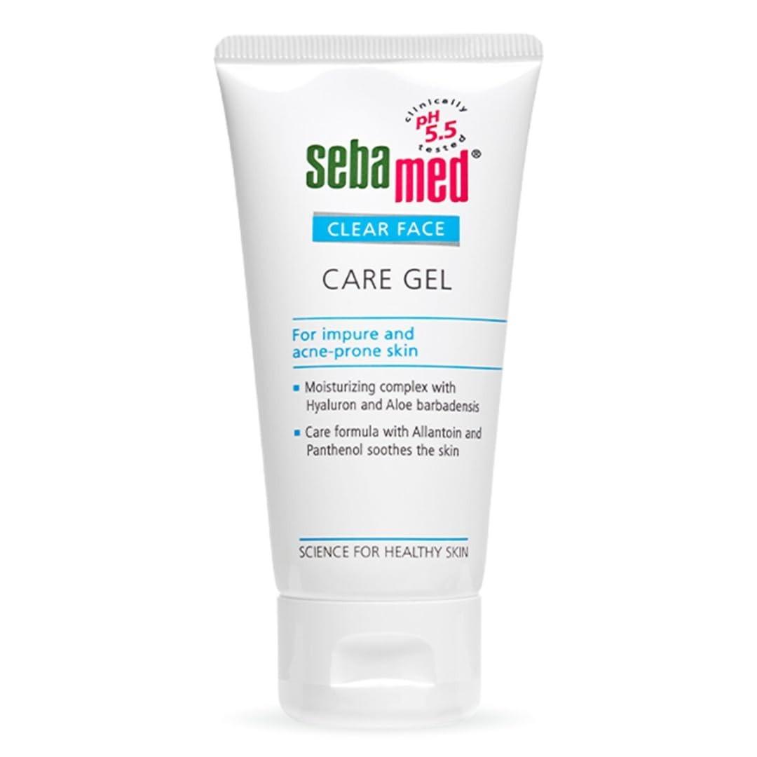 Sebamed Clear Face Care Gel | Ph 5.5 |non-Sticky Moisturizer With Hyaluronic Acid, Aloe Vera | Dermatologically & Clinically Tested | 50ml