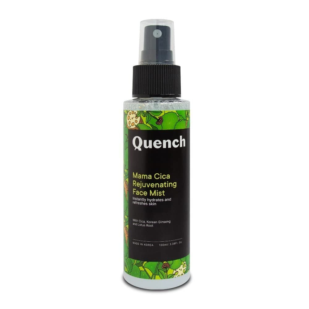 Quench Cica & 2% Niacinamide Face Mist For Oil & Acne Control| Hydrates, Calms And Refreshes Skin| Gentle & Non-Irritating| Lightweight, Alcohol-Free And Non-Comedogenic| Made In Korea (100ml)