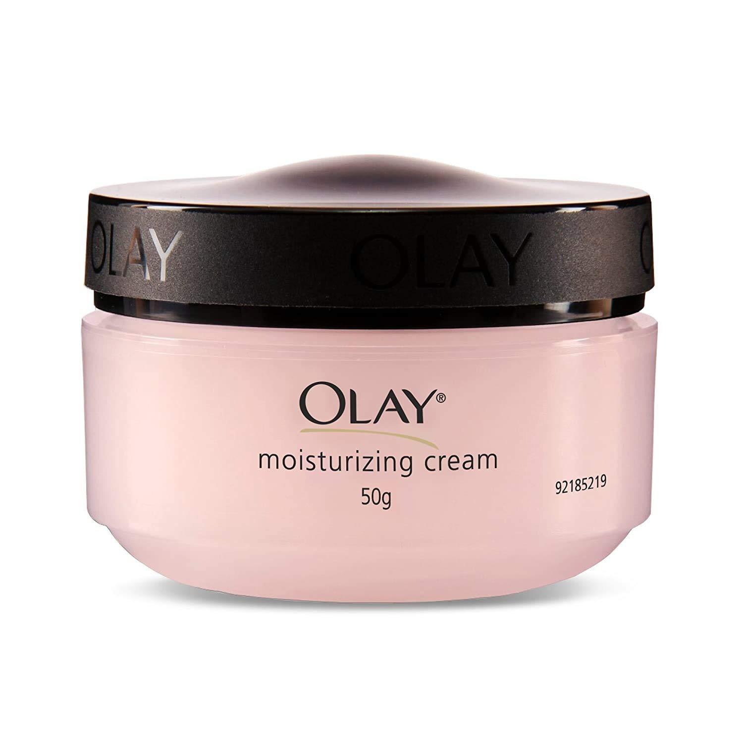 Olay Moisturising Cream | Hydrates And Locks In Moisture | Light Weight And Non Greasy | Normal, Oily, Dry & Combination Skin L 50g
