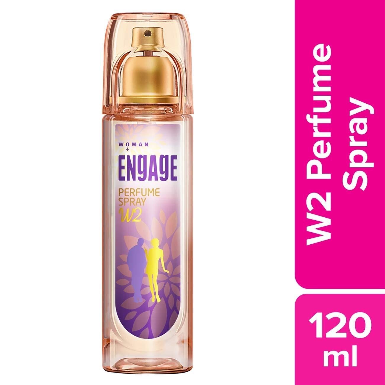Engage W2 Perfume For Women, Floral And Fruity Fragrance Scent, Skin Friendly Women Perfume, 120ml