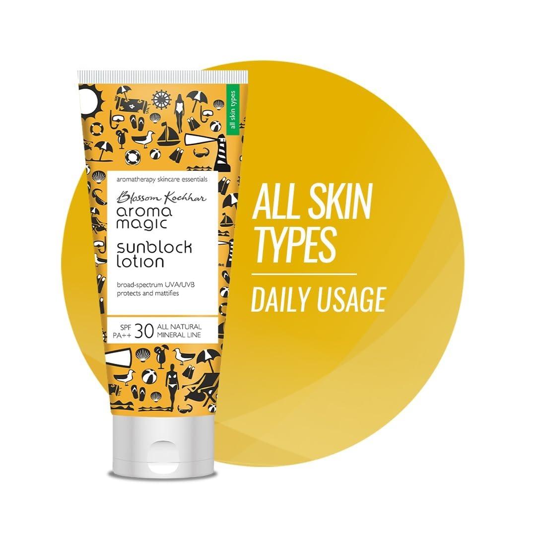 Aroma Magic Sunscreen Sun Block Lotion, Spf 30