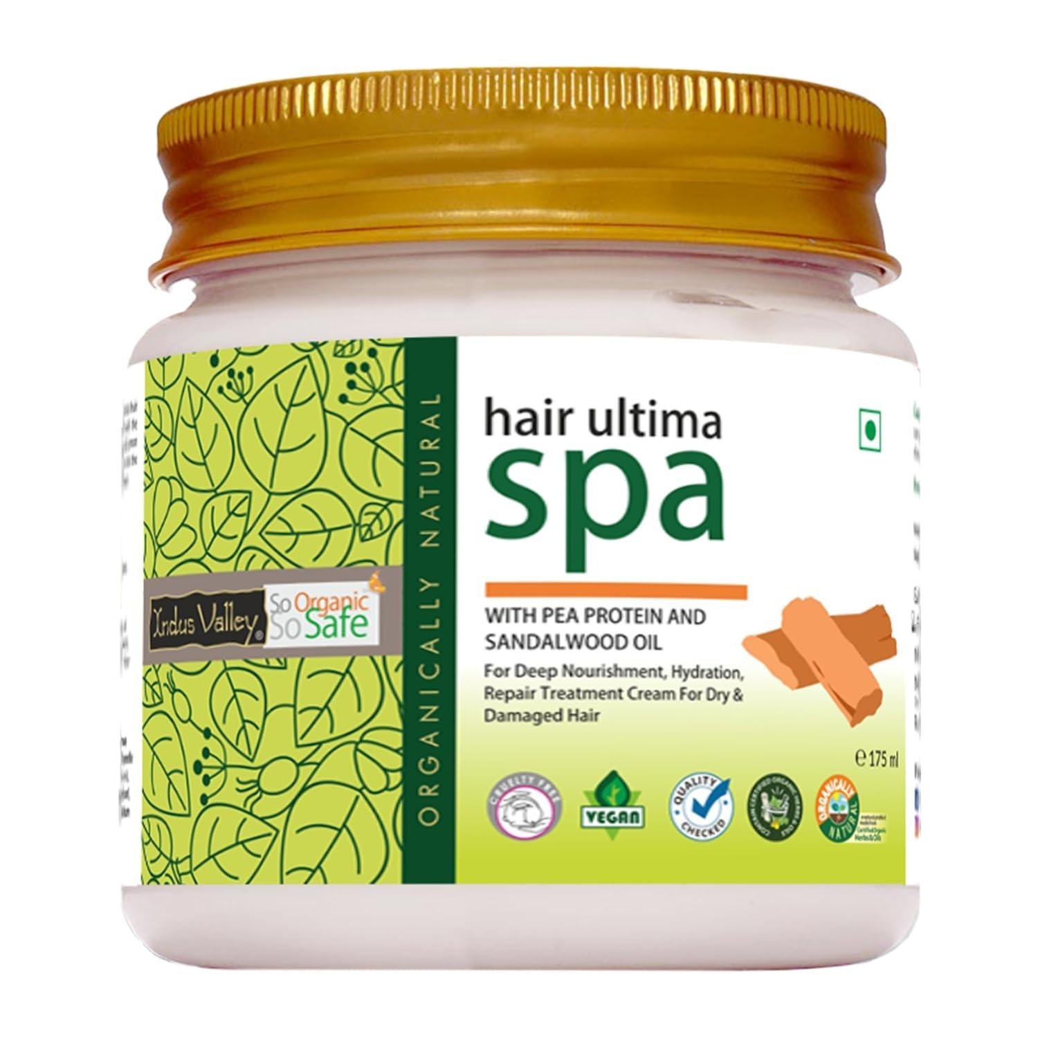 Indus Valley 100% Organic Deep Nourishing Hair Ultima Spa For Dull And Damage Hair Treatment -175ml