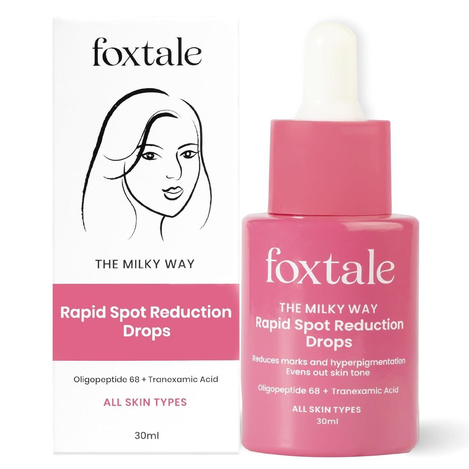 Foxtale 3% Tranexamic Acid Face Serum With Peptides & Niacinamide For Hyperpigmentation, Reduces Marks & Dark Spots, Evens Out Skin Tone, All Skin Types, Men And Women - 30 Ml