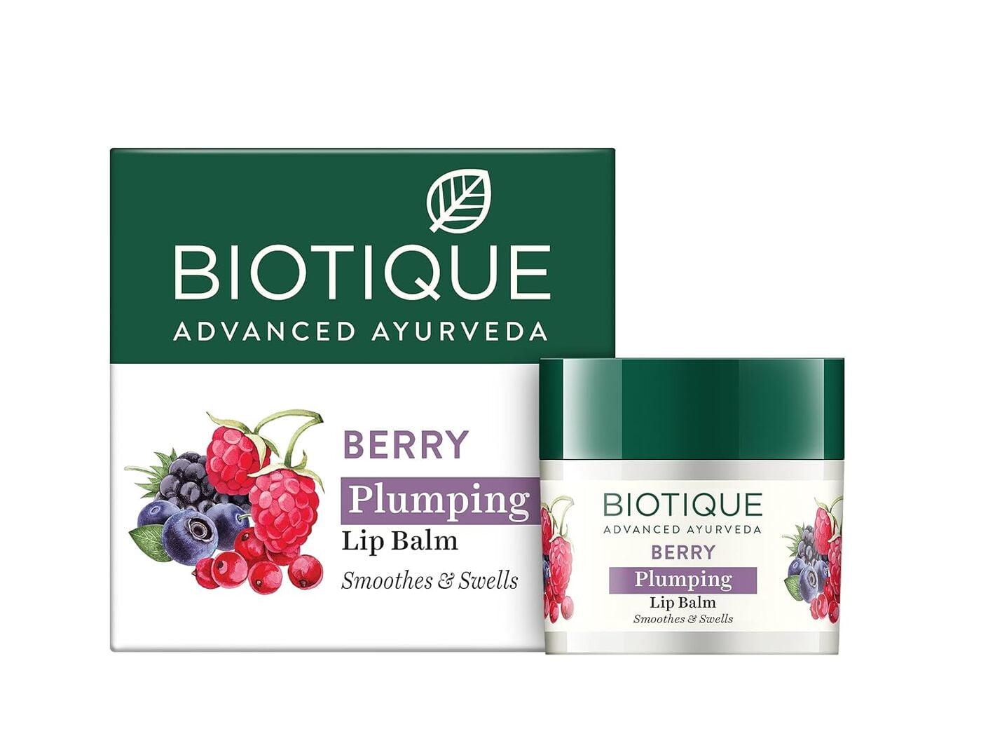 Biotique Berry Plumping Lip Balm ,12g