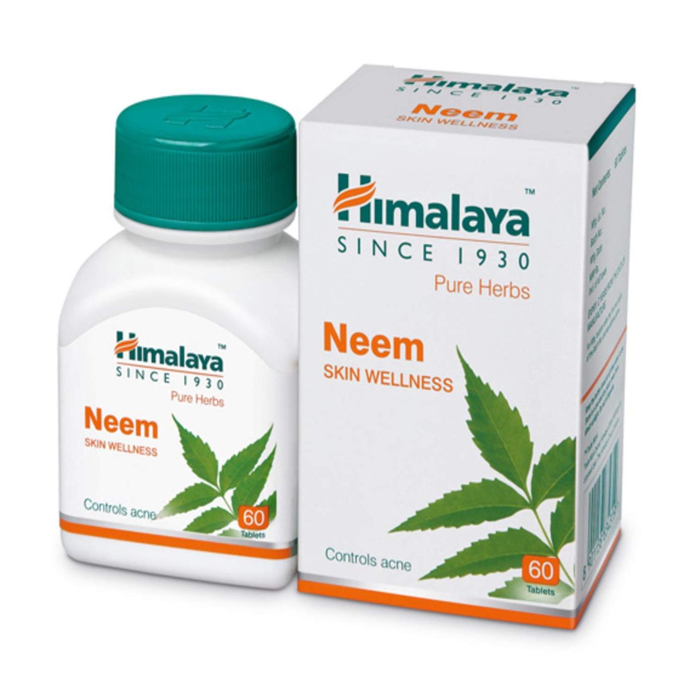Himalaya Wellness Neem, 60 Tablet | Pure Herbs For Skin Wellness