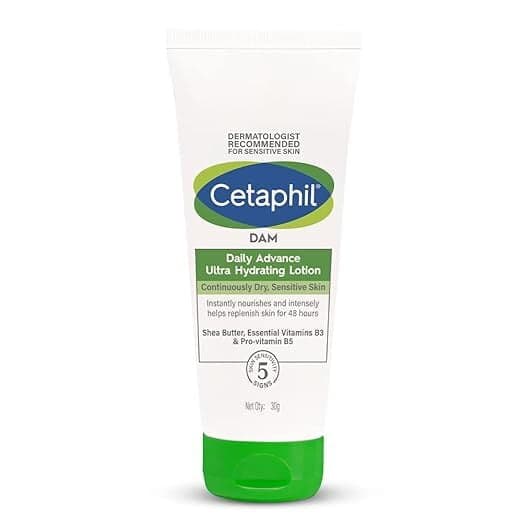 Cetaphil Dam Daily Advance Ultra Hydrating Lotion | For Continously Dry And Sensitive Skin