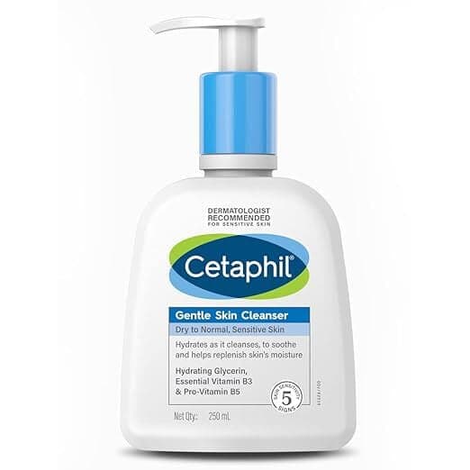 Cetaphil Face Wash By Cetaphil, Gentle Skin Cleanser For Dry To Normal, Sensitive Skin 250ml