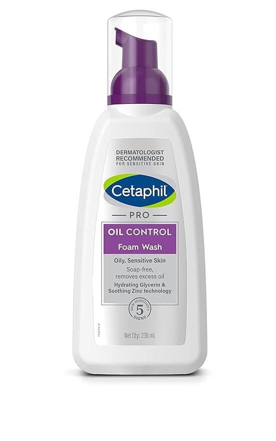 Cetaphil Pro Oil Control Foam Face Wash For Acne & Oily Prone Skin 236ml