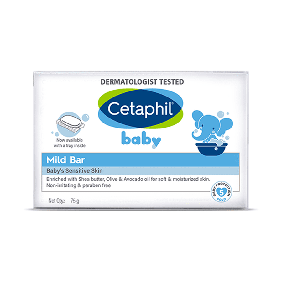 Cetaphil Vvf India Cleansing And Moisturising Syndet Bar, 75g