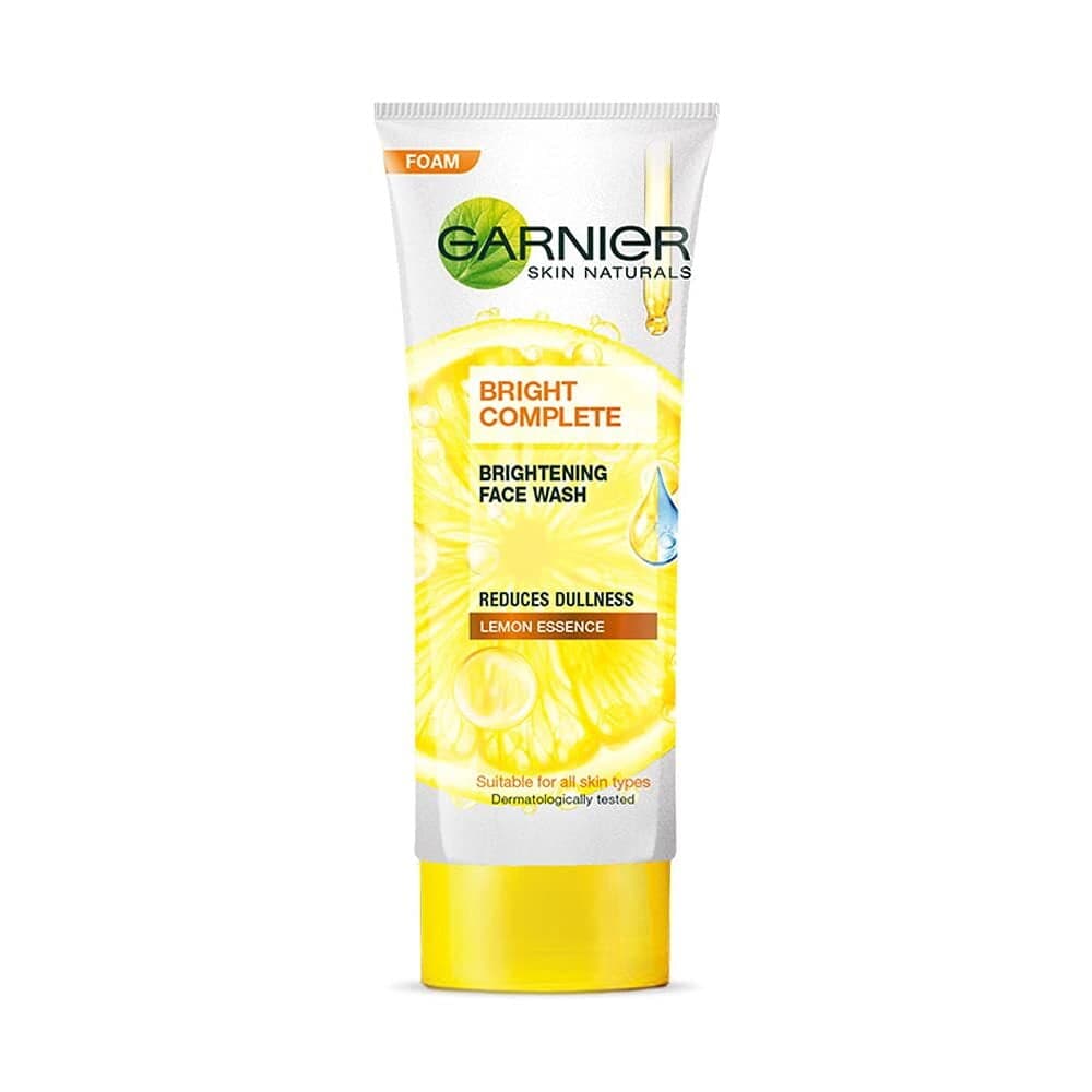 Garnier Skin Naturals, Facewash, Cleansing And Brightening, Bright Complete, 100 G