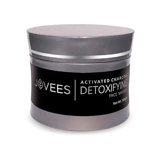 Jovees Herbal Activated Charcoal Detoxifying Face Masque With Bamboo Charcoal & Coffee Seeds 100g