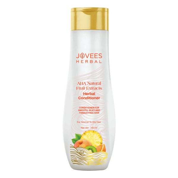 Jovees Herbal Aha Natural Fruit Extracts Conditioner | Gives Smooth, Silky And Tangle Free Hair