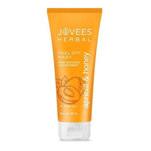 Jovees Herbal Apricot & Honey Peel Off Mask For Pore Tightening And Skin Nourishment 100g
