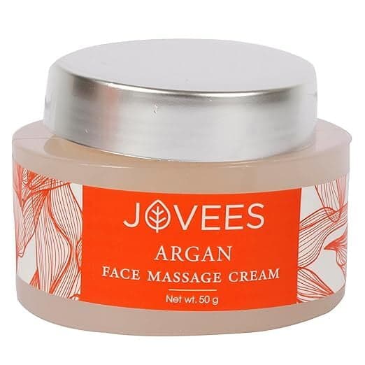 Jovees Herbal Argan Oil Face Massage Cream With Papaya Enzyme For Normal To Dry Skin 50g