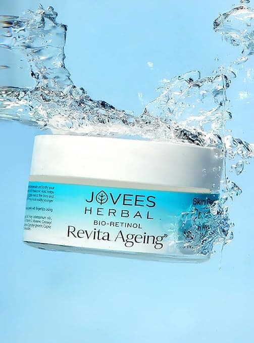 Jovees Herbal Bio-Retinol Revita Ageing Face Cream Reduce Sign Of Ageing, Hyperpigmentation 50g