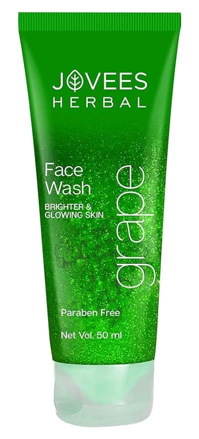 Jovees Herbal Grape Face Wash Reduces Uneven Skin Tone & Fine Lines For Men/Women