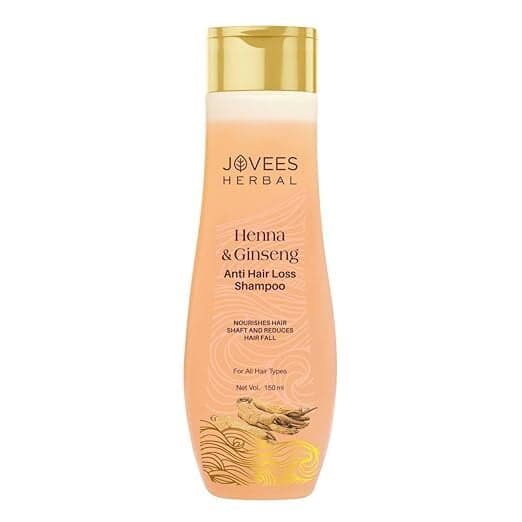 Jovees Herbal Henna & Ginseng Anti Hair Loss Shampoo | For Hair Growth & Hair Fall Control