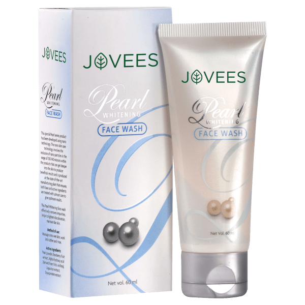 Jovees Herbal Pearl Whitening Face Wash For Brightening & Glowing Skin For All Skin Type 60ml