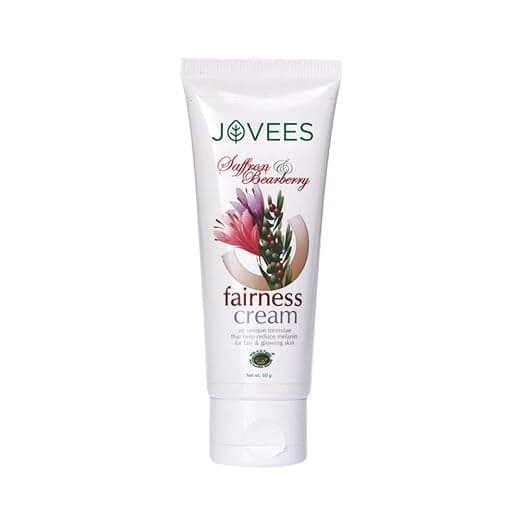 Jovees Herbal Saffron & Bearberry Fairness Face Cream | For Women/Men Glowing Skin 60g