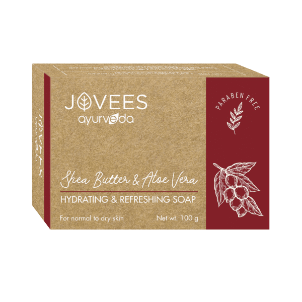 Jovees Herbal Shea Butter & Aloe Vera Hydrating & Refreshing Soap 100g