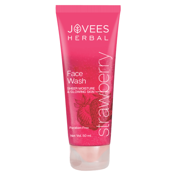 Jovees Herbal Strawberry Face Wash For Normal To Dry Skin For Women/Men