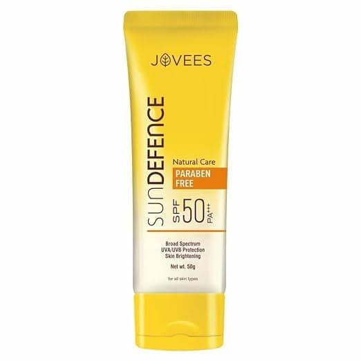 Jovees Herbal Sun Defence Cream Spf 50 | Broad Spectrum Pa+++ Uva/Uvb Protection