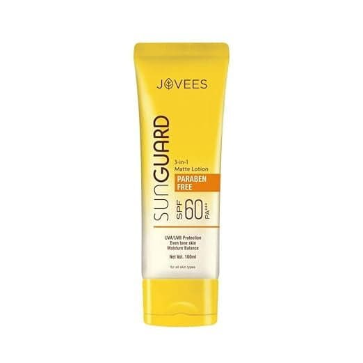Jovees Herbal Sun Guard Lotion Spf 60 Pa+++ Broad Spectrum | Uva/Uvb Protection 100ml