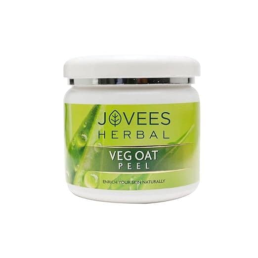 Jovees Herbal Veg Oat Face Peel Removes Acne Pimple And Tanning | With Almond Powder And Wheat Grain