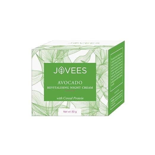 Jovees Night Cream With Avocado For Younger And Glowing Skin 50 Gm