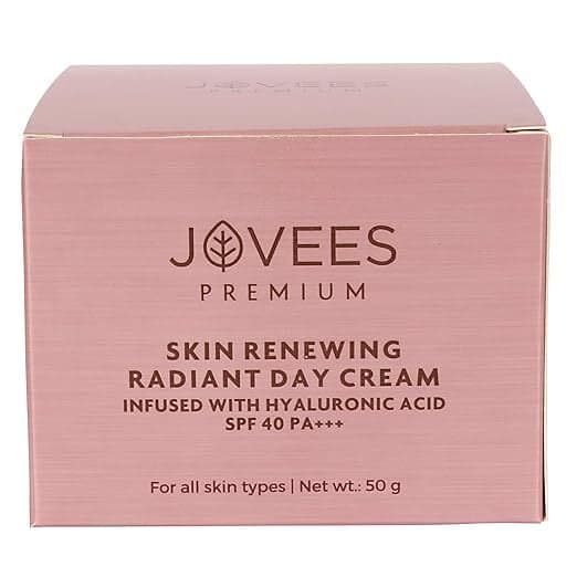 Jovees Premium Skin Renewing Day Cream With Pro-Vitamin B5 & Vitamin E , Argan Oil 50g