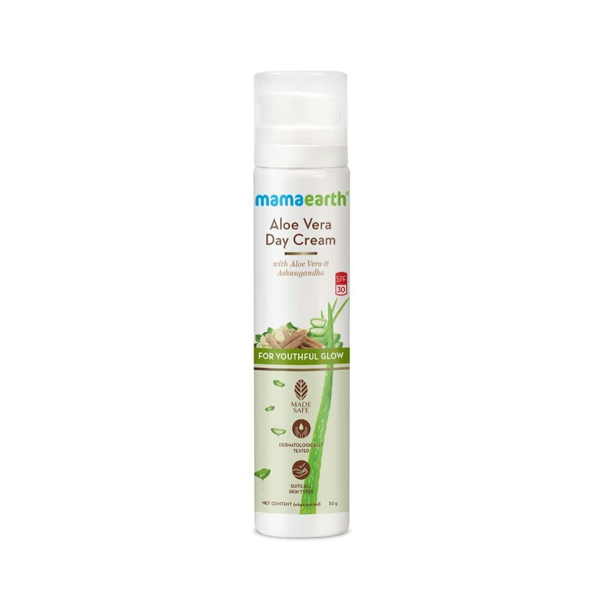Mamaearth Aloe Vera Day Cream With Spf 30, 50 Gm