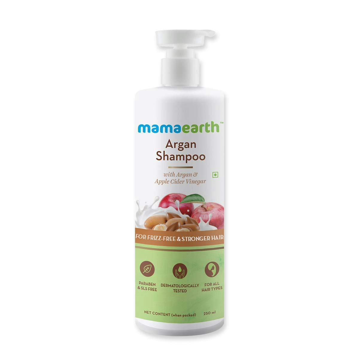 Mamaearth Argan & Apple Cider Vinegar Shampoo, 250 Ml