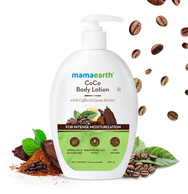 Mamaearth Coco Body Lotion With Coffee & Cocoa Butter For Intense Moizturization, 400 Ml