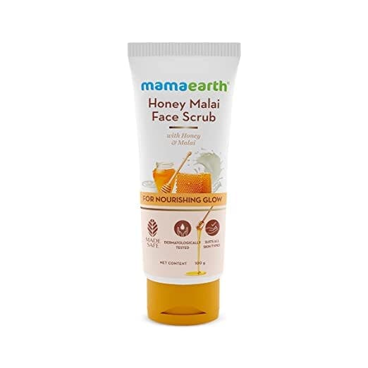 Mamaearth Honey Face Scrub, 100 Ml