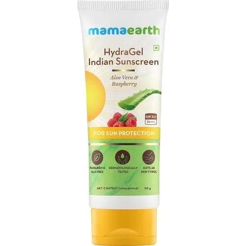 Mamaearth Hydragel Indian Sunscreen Spf 50 Pa+++ , 50 Gm